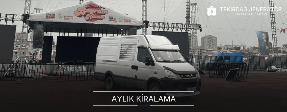 Tekirdağ Aylık Mobil Jeneratör Kiralama Firmaları
