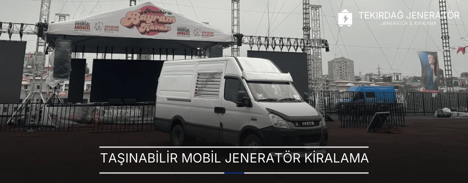 Taşınabilir Mobil Jeneratör Kiralama Taşınabilir Mobil Jeneratör Kiralama